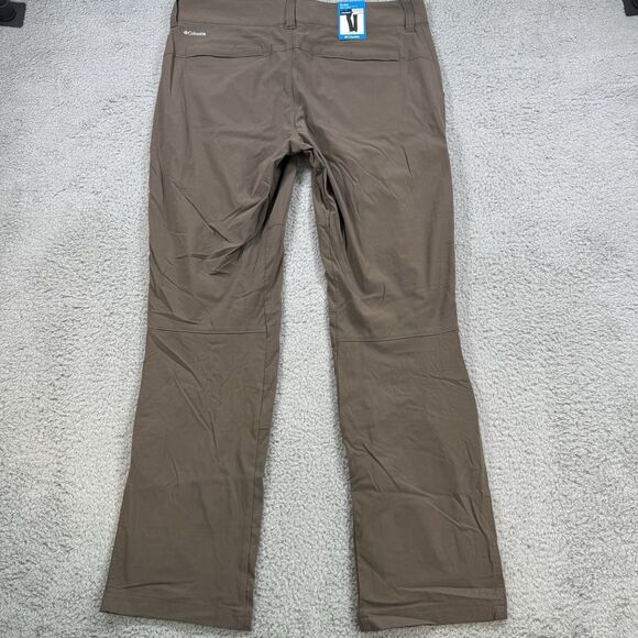 S Columbia Pants Womens 12 Brown Saturday Trail Stretch Omni-Shield NWT - Picture 9 of 13